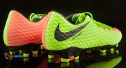 Zielono-pomarańczowe buty piłkarskie Nike Hypervenom Phelon FG 852556-308