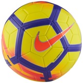 Żółto-granatowa piłka nożna Nike Strike SC3147-707 r5