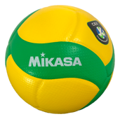 Żółto-zielona piłka do siatkówki Mikasa V200W CEV - rozmiar 5