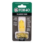 Żółty gwizdek sędziowski ze sznurkiem Fox 40 Classic CMG 